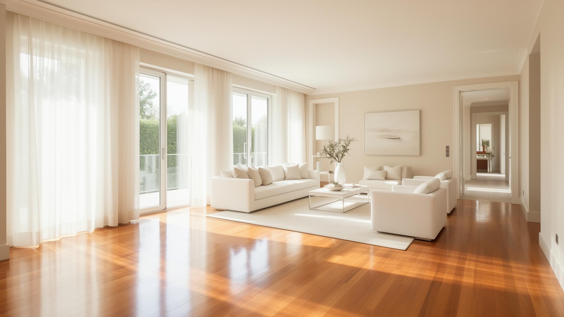 Spotless modern home interior